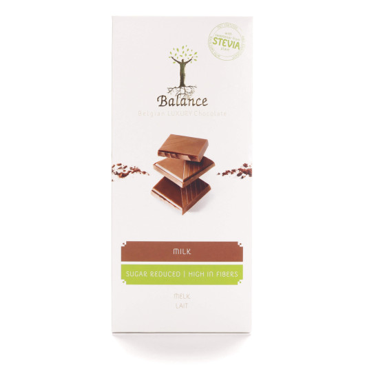 Luxury mlečna čokolada s stevijo BREZ SLADKORJA