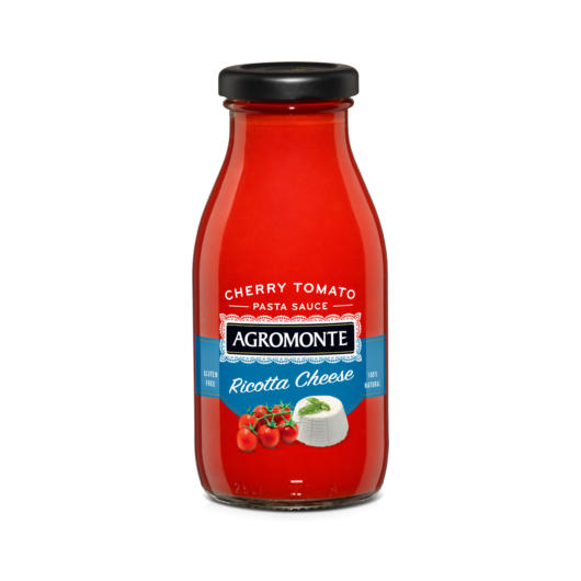 OMAKA ZA TESTENINE češnjevi paradižniki in ricotta sir