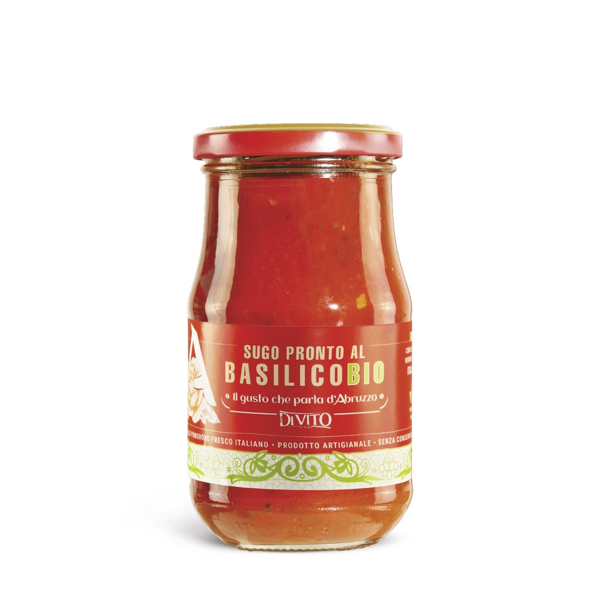 Bio paradižnikova omaka z baziliko