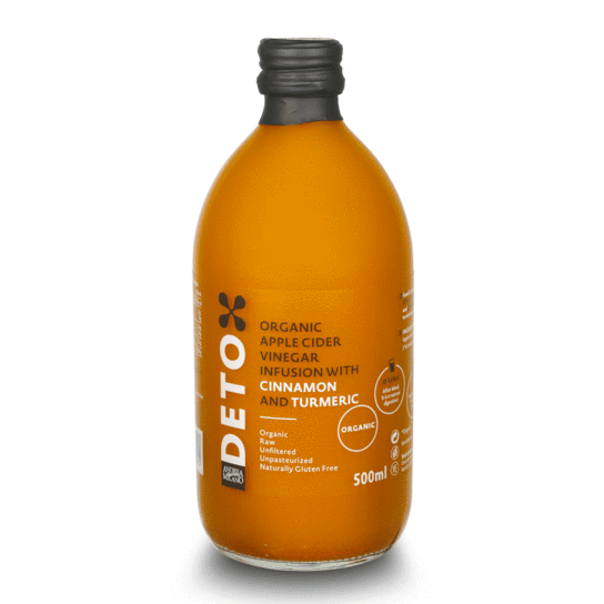 staklenka BIO DETOX jabučnog octa cimet i kurkuma