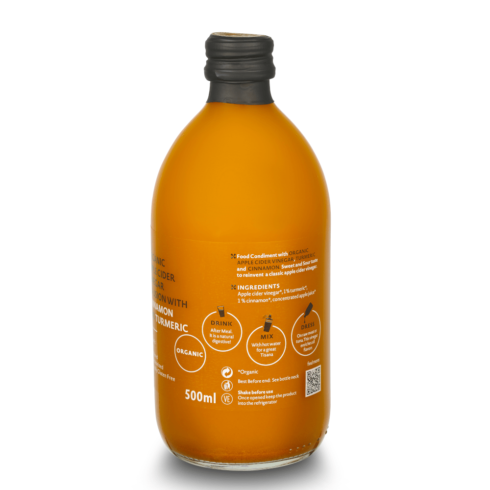 staklenka BIO DETOX jabučnog octa cimet i kurkuma