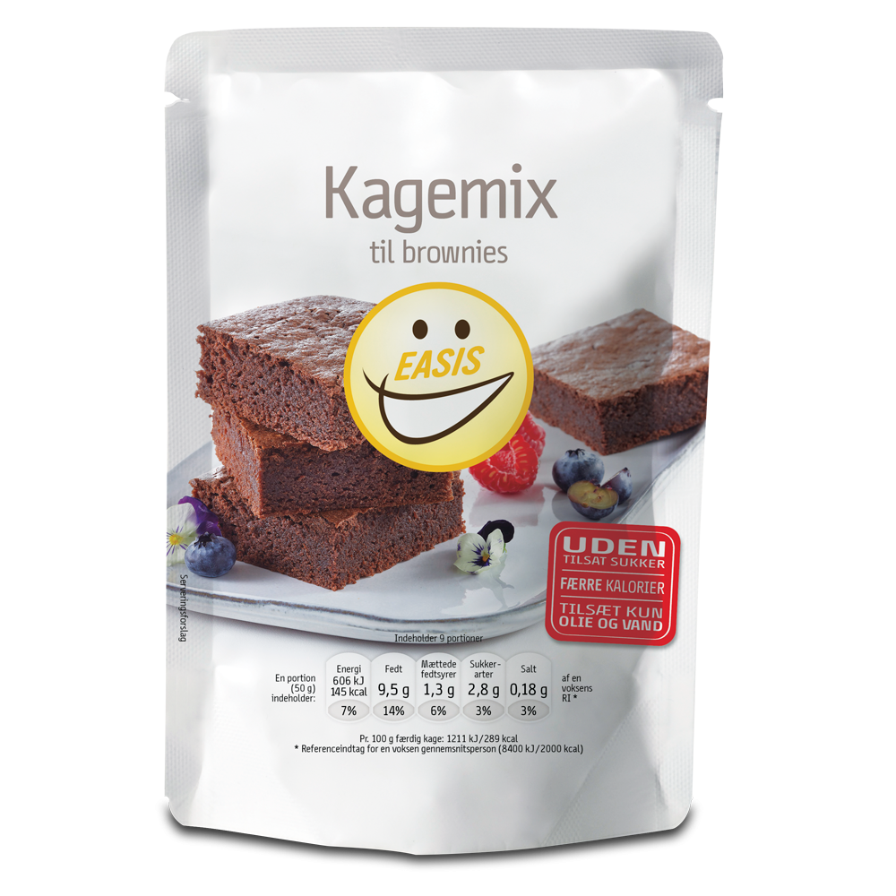 Smjesa za pripremu brownija bez šećera