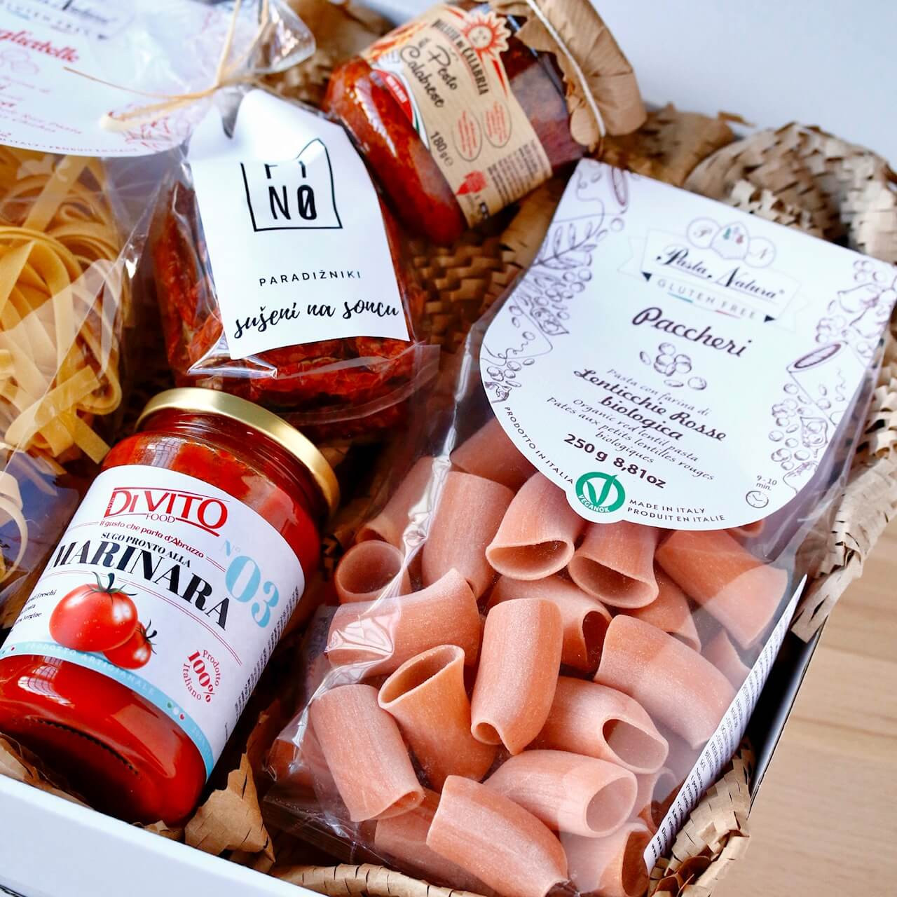 Poklon paket za ljubitelje zdravih tjestenina bez glutena