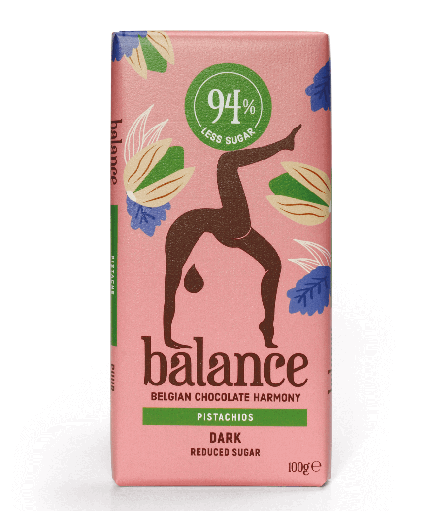 Temna čokolada s pistacijo stevija