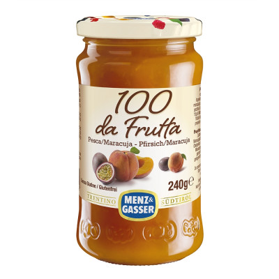 VOĆNI NAMAZ 100% breskva i marakuja 240g