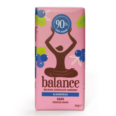 TAMNA ČOKOLADA 59% borovnica STEVIJA 85g