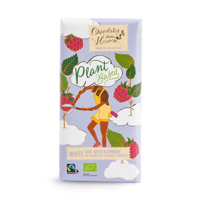 BIO BIJELA ČOKOLADA malina VEGAN 100g